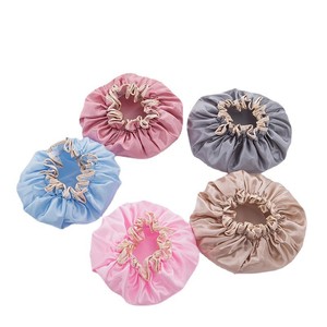 Double Layer Waterproof Shower Cap Peva Thickened Women Oil Proof Shampoo Cap Bath Cap For Cleaning Supplies - Product Image 5