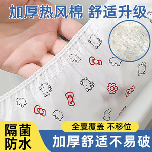 แผ่นรองนั่งชักโครกแบบใช้แล้วทิ้งสามชั้น ผลิตจากผ้าไม่ทอ กันน้ำ สำหรับใช้ในบ้าน โรงพยาบาล และการเดินทาง - Product Image 4