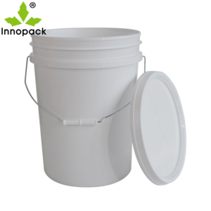 Seau en PP de 20 L de style américain, certifié ISO9001 HACCP, à large ouverture, épaisseur de paroi de 1,8 mm, couvercle uni, impression par transfert thermique - Product Image 4