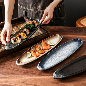 Plato de <span class=keywords><strong>Sushi</strong></span> <span class=keywords><strong>japonés</strong></span>, expositor de cerámica, platos de servicio, <span class=keywords><strong>restaurante</strong></span> - Product Image 5