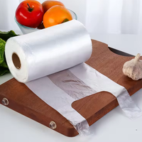 Sacs en plastique durables pour t-shirts, vente en gros pour supermarchés