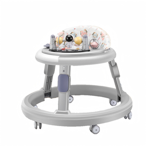 Andador Ajustable para Bebé, Anti-Vuelco, Anti-Piernas en O, con Juguete Musical, Andador Plegable para <span class=keywords><strong>el</strong></span> Aprendizaje de Niños Pequeños de 6 <span class=keywords><strong>a</strong></span> 18 <span class=keywords><strong>Meses</strong></span> - Product Image 1