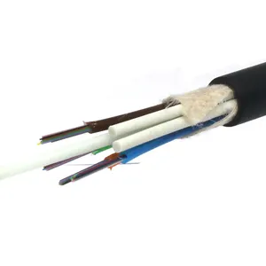 Aerial Fiber Optic Cable GYFTY/GYFXTY Stranded Loose Tube Non-Metallic 24 48 96 core Strength Member Non Armored Optical Cable