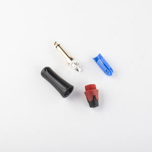 Connettore convertitore per chitarra Audio in metallo placcato oro 6.35mm presa Jack maschio Mono - Product Image 2