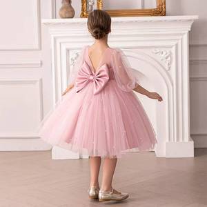 Robe Courte de Princesse pour Filles, Robe de Demoiselle d'Honneur, Robe de Fête d'Anniversaire, Robe de Recital de Piano, Robe de Scène, Tenue de Spectacle, Costume de Concours - Product Image 1