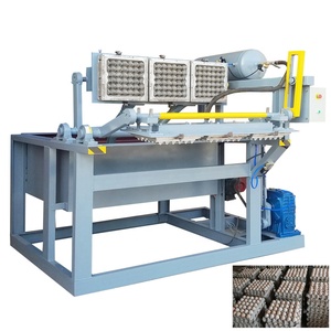 KEYFOOD Waste paper recycle egg carton crate automatic paper pulp cup egg tray making machine