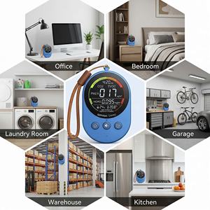 Dispositif portable de surveillance de l'environnement domestique intelligent avec affichage du niveau de gaz, rechargeable, pour intérieur - Fabricant - Product Image 5