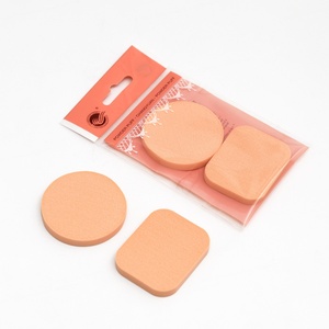 2 éponges de maquillage rondes et carrées, utilisation humide ou sèche, en latex doux, pour fond de teint et poudre, pour le maquillage du visage - Product Image 3