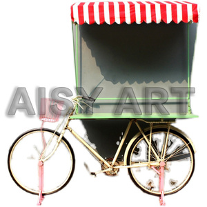 Vacances romaines pastorale vélo affichage modèle métal fer café Restaurant scène pour vitrine peint pour bureau étagère cadeau - Product Image 3