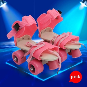 Chaussures à roulettes pour enfants à quatre roues, réglables de 26 à 32 pouces - Product Image 5