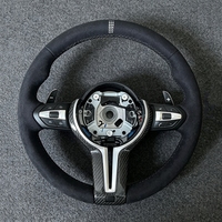 Setir Kemudi Serat Karbon untuk BMW F30 F31 F10 F12 F15 F20 F22 F32 F33 F35 F80 F82 F87 E71 E90 Seri 3 5 X3 X4 X5 M3 M4 M5 M6