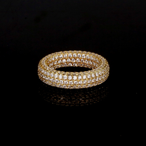 Индивидуальная настройка, ручная установка камней, классическое кольцо с кубическим цирконием, образец формы, услуги по изготовлению ювелирных изделий - Product Image 6