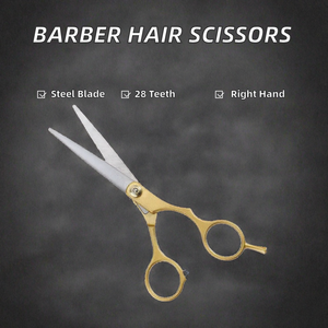 Tijeras Profesionales de Peluquería para Corte de Cabello Liso TAIDOC, Acero Inoxidable 4Cr13, 28 Dientes, para Diestros, No Plegables - Product Image 2