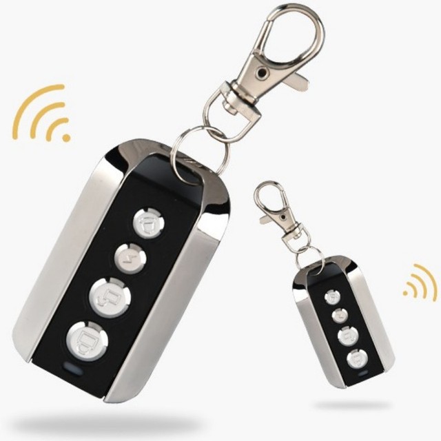 New Metal Case 4 Buttons Rf Remote Control Universal Car Alarm Remote Control
