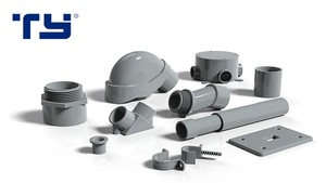 Tuyaux de conduits électriques en <span class=keywords><strong>PVC</strong></span> ETL, raccords de tuyauterie en <span class=keywords><strong>PVC</strong></span>, directement américains ASTM SCH40 - Product Image 2