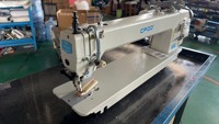 Machine à coudre automatique à plat robuste à aiguille simple CP-0303L-56/85 avec bras long et grand espace pour le cuir