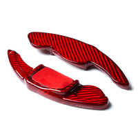 Couvercle d'extension de manette de vitesse en fibre de verre véritable pour Volkswagen MK5,MK6, vieux Scirocco, CC Tiguan Wheel Paddle Shifter
