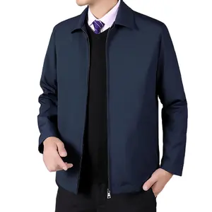 Chaqueta informal de estilo chino para hombre, chaqueta con solapa para jóvenes, negocios, otoño e invierno, nueva, gran oferta