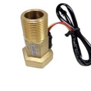 G3/4 "DN20 Gewinde Hall Effekt Wasser Flüssigkeits durchfluss <span class=keywords><strong>sensor</strong></span> Durchfluss messer Durchfluss messer <span class=keywords><strong>3</strong></span> Drähte für Wärmepumpe Messing Durchfluss messer - Product Image 6