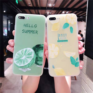<span class=keywords><strong>Coque</strong></span> de téléphone Summer Watermelon Lemon pour <span class=keywords><strong>iPhone</strong></span> 14 13 12 <span class=keywords><strong>11</strong></span> X XR XS Max Soft Cover Shockproof Fashion Cover pour <span class=keywords><strong>iPhone</strong></span> 13 12 7 8 7 - Product Image 4