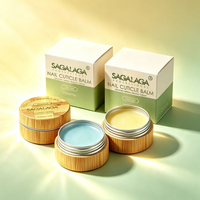 SAGALAGA 30g Baume nourrissant pour cuticules, emballage personnalisé, sans HEMA ni TPO, baume réparateur pour les bords des ongles, pour la vente au détail