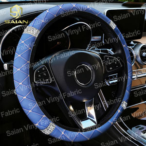 <span class=keywords><strong>Cuir</strong></span> synthétique <span class=keywords><strong>matelassé</strong></span> en forme de losange avec rembourrage en éponge pour l'intérieur des voitures, les meubles et les revêtements muraux - Product Image 3