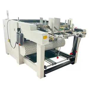 Beliebte voll automatische Karton 8 Slot Einst-und Schneide maschine Graue Pappe V-Form Schlitz Einst ech maschine für Geschenk box