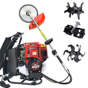 ブラシカッター高性能多機能バックパック中国草トリマーガソリン手動芝刈り機ガーデンツール - Product Image 1