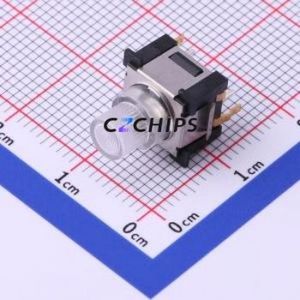 K6-6610D01 Tactile Switch Through hole Component (THT) Switch 4.5N Through Hole 10.5mm 9.85mm - Product Image 1
