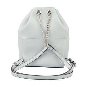 Delicate Sustainable <b>Recycled</b> Leather Mini Drawstring Bucket Purse Simple Minimalist Womens Bag <b>Recycle</b> <b>Product</b> - Product Image 4