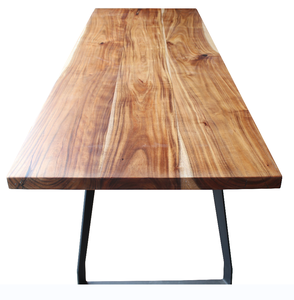 <span class=keywords><strong>Table</strong></span> sur mesure en bois de Suar de haute qualité avec bord naturel - Plateau en bois massif pour salle à manger, <span class=keywords><strong>table</strong></span> <span class=keywords><strong>basse</strong></span>, <span class=keywords><strong>table</strong></span> de conférence ou bureau - Product Image 3