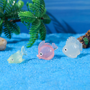 Décorations miniatures en résine de poulpe qui brillent dans le noir pour aquarium, ornements marins pour poissons. - Product Image 3