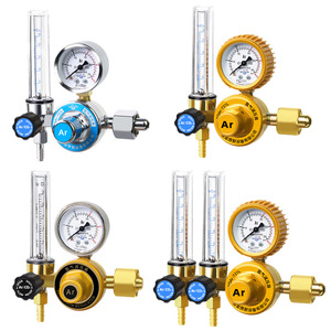 Yqar 731L Argon Gas Regulator With Flow Meter For Welding Machine 25Mpa Input 0.16Mpa Output G5/8 14 Inlet M12x1.25 Outlet - Product Image 2