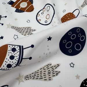 Tela de Microfibra de Alta Densidad con Estampado Personalizado, Tejido de Poliéster, Agradable al Tacto, con Dibujos Animados para la Confección de Sábanas Infantiles - Product Image 3