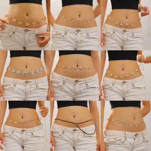 Peeqi 25080536 도매 여름 허리 체인 숙녀 장식 벨트 원피스 금속 민족 스타일 철 체인 패션 새시 체인 - Product Image 6