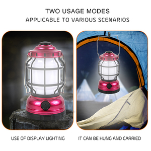 El más nuevo fabricante profesional impermeable Camping luces lámpara novela recargable linterna Llama luz al aire libre linternas - Product Image 5