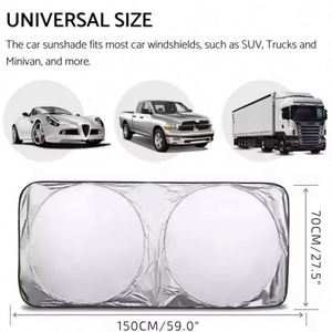 Wholesale Dealer Promo Business Advertise Gift Windshield Sunshade With Customization Logo Uv Protection <b>Sun</b> <b>Shade</b> for Car - Product Image 4