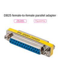 DB25 25 Pin Dişi - Dişi Seri Port Com Konektörü Mini Cinsiyet Değiştirici Adaptör