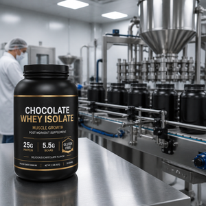 Proteína de Suero de Leche Aislada Sin Gluten, Chocolate, 25g de Proteína, Suplemento para el Crecimiento Muscular, Recuperación Post-Entrenamiento, OEM - Product Image 5