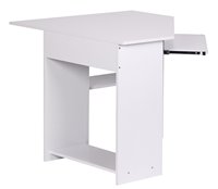 Table d'ordinateur d'angle à vendre, maison utilisé salon bureau bureau blanc enfants bureau ordinateur avec plateau