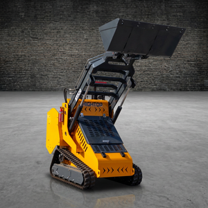 Minicargadora de orugas con autonivelación y control piloto, capacidad de carga de 450 kg, para manejo de materiales agrícolas, suministro de fábrica - Product Image 1