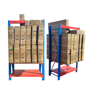 Étagères de stockage en acier en promotion, rayonnages de stockage fabriqués en usine, étagères de stockage pour entrepôt, rayonnages longue portée, étagères de présentation en acier - Product Image 1