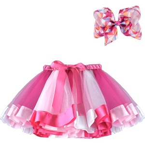 Jupes tutu arc-en-ciel pour filles, vente en gros, jupes tutu de fête d'anniversaire pour filles arc-en-ciel de haute qualité, jupes confortables pour filles à la mode - Product Image 4