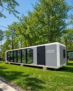 Casa Móvil Tipo Cabaña Apple, Hotel, Oficina, Espacio Panorámico, Moderna, Rectangular, de Acero Galvanizado, para Actividades al Aire Libre - Product Image 5