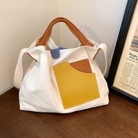 Moda más nuevo lindo Ins Canvas Tote Bag Fashion Shopping-eco