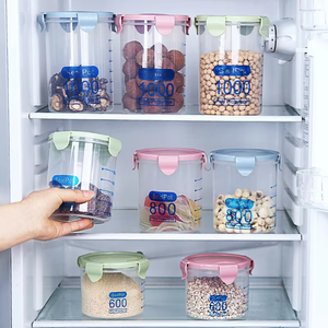 High Quality Transparent <strong>PP</strong> Plastic Food Storage <strong>Container</strong> with Airtight Lid 1-<strong>3L</strong> Capacity Round Shape for Home Use - Product Image 4