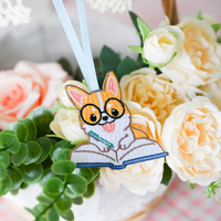 Vente en gros de jouets en peluche mignons de petits Corgi Caramel Corgi Cartoon poupées apaisantes de guérison cadeaux de vacances pour enfants