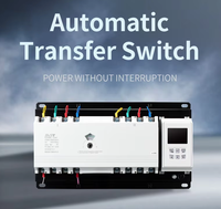EAST EQ3NMB 125/4P Commutateur de transfert automatique de niveau PC ATS 80A 120kA IP20 Commutateur de commutation de source double avec contrôleur LCD externe