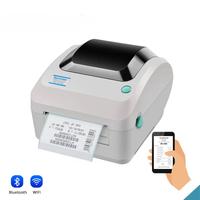 XP-470B 4 pouces dernière USB BT WIFI étiquette autocollant imprimante Express marque d'expédition imprimante Machine imprimante à transfert thermique