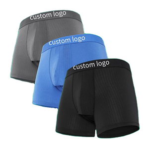 Calzoncillos Boxer Transpirables para Hombre CELINNE, Personalizados, de Malla, Poliéster y Elastano, con Bolsillo para la Copa, con Logotipo - Product Image 1